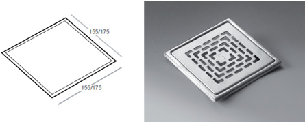 Phleximax Classic - Grating for tiled floor Phleximax Classic - Grating for tiled floor