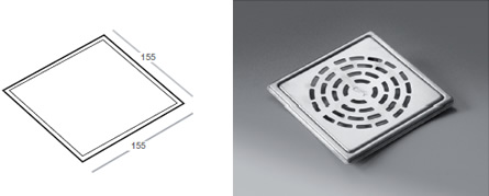 Phleximax Globe - Grating for tiled floor Phleximax Globe - Grating for tiled floor