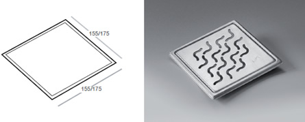 Phleximax Wave - Grating for tiled floor Phleximax Wave - Grating for tiled floor